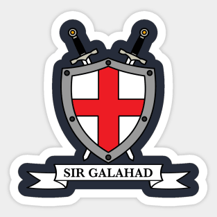 Galahad's Shield Sticker